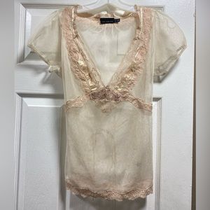 Dainty lace top